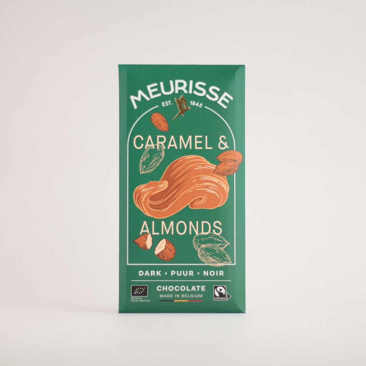 Pure chocolade met gekarameliseerde amandelen van Meurisse