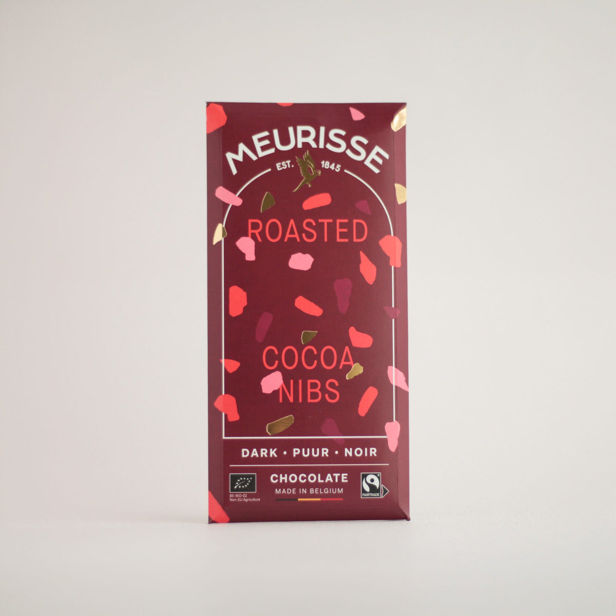 Pure chocolade met cacao nibs van Meurisse