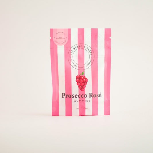 Prosecco rosé gummies