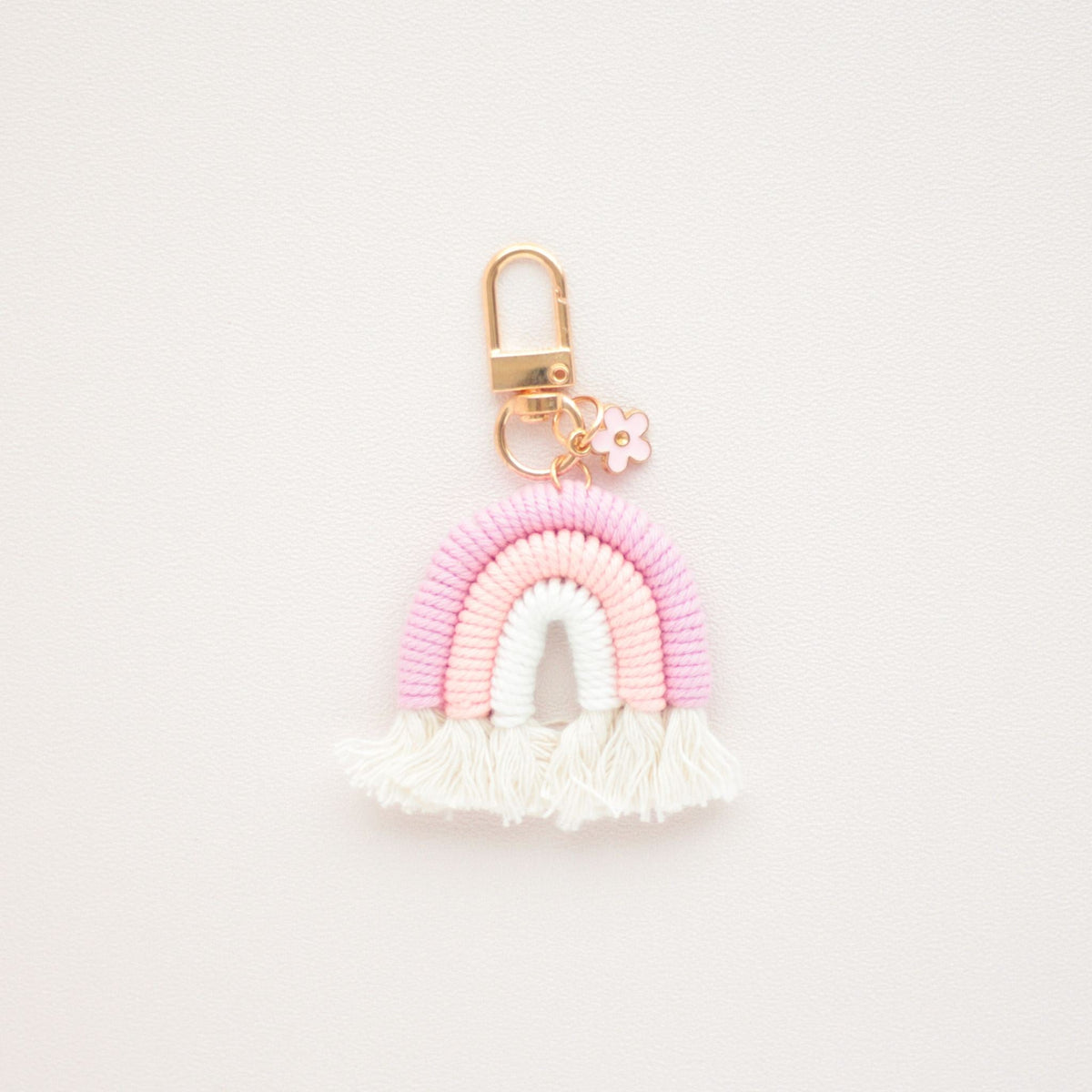 Sleutelhanger regenboogwolk roze van CaDo Depot