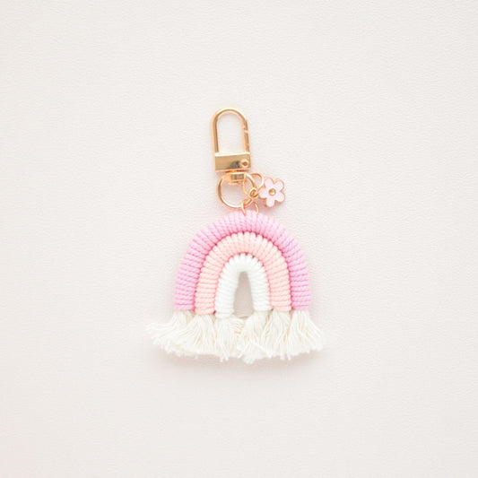 Sleutelhanger regenboogwolk roze van CaDo Depot