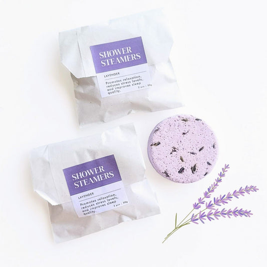 Shower steamer lavendel van Bon Babef