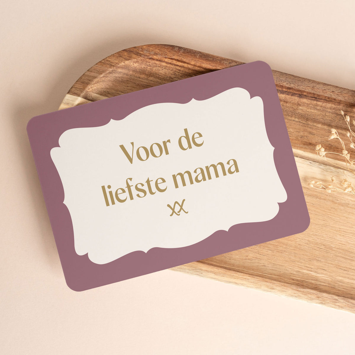 Kaartje Voor de liefste mama