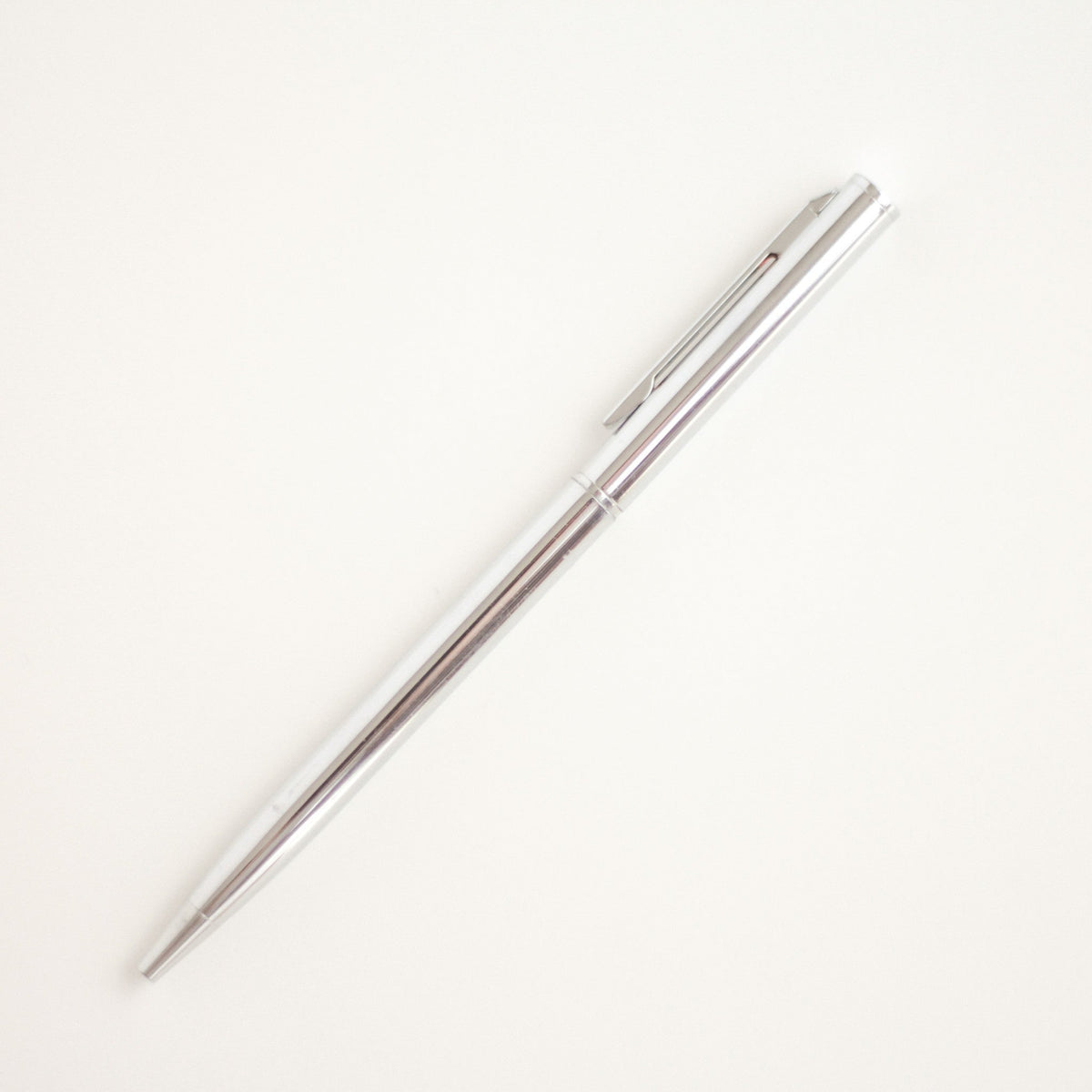 Balpen zilverkleurig