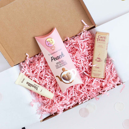 Cadeaubox Just a thank you met chocolade, thee en lippenbalsem van CaDo Depot
