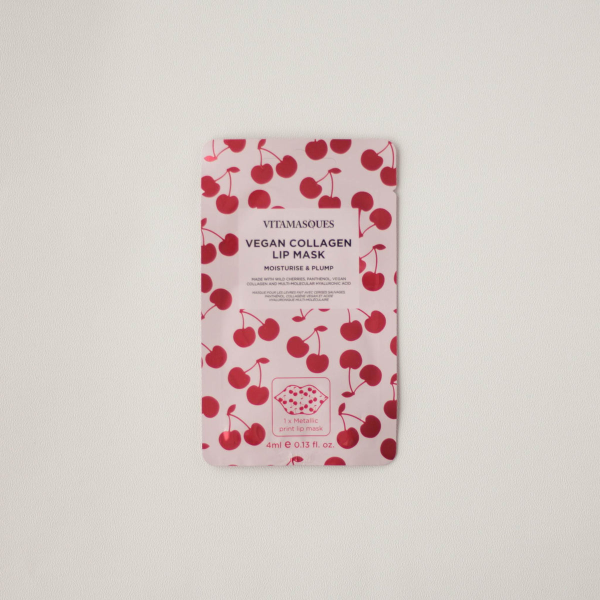 Cherry vegan collageen lipmasker van Vitamasques