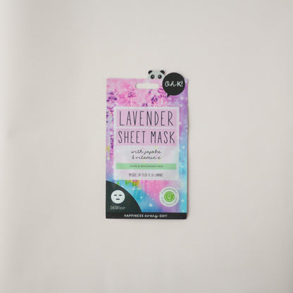 Lavendel sheet mask vegan