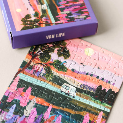 Mini puzzel Van Life 99 stukjes van Piecely