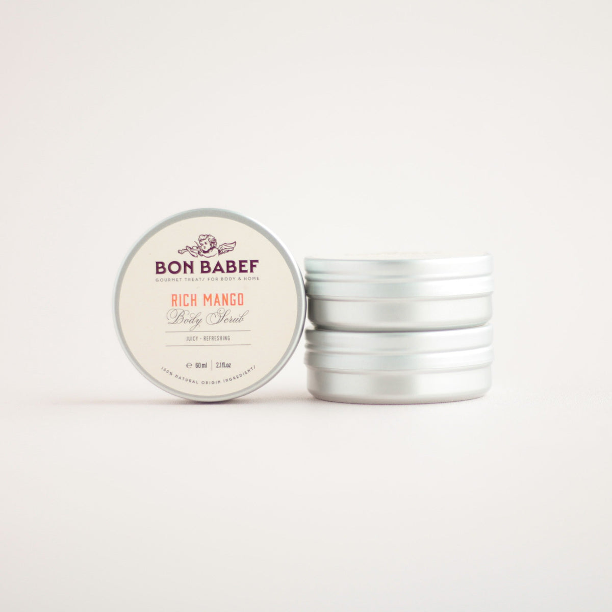 Salt body exfoliator Rich Mango van Bon Babef