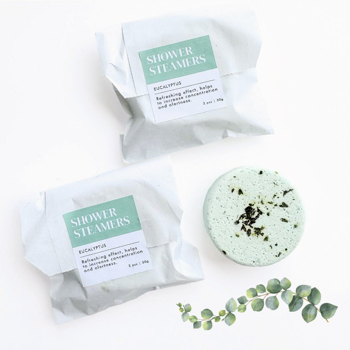 Shower steamer eucalyptus van Bon Babef