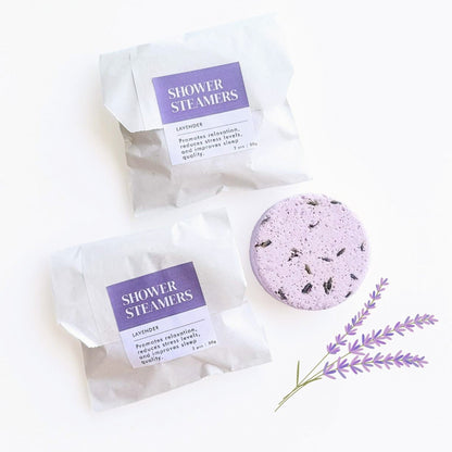 Shower steamer lavendel van Bon Babef