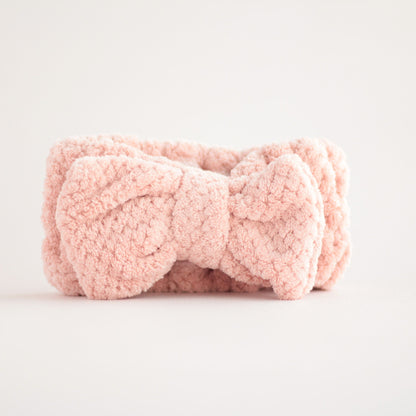 Spa haarband strik roze