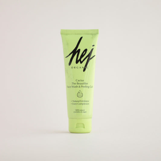 The Beautifier gezichtsreiniger & peeling gel van HEJ Organic